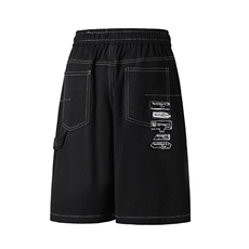 夏季新款休闲潮牌工装潮流百搭宽松短裤DK326特批3769，男装牛仔裤，星座718-1