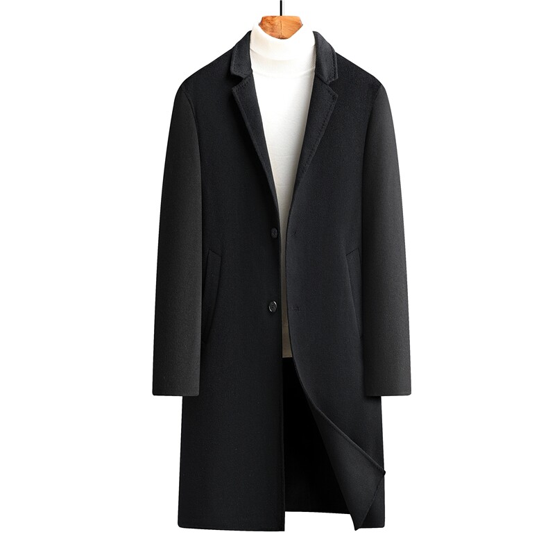 新款单排扣冬季男士呢子大衣1409-8823-P290，男装毛呢大衣，星座1409
