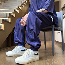 量大优供视频束脚冰丝长裤M-5XL特P30控68CK32，男装休闲裤，电商B325