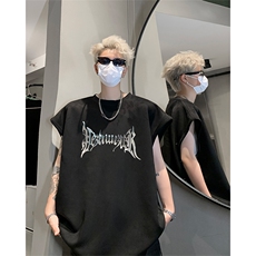 麂皮绒背心/马甲/坎肩2025夏季男装无袖T恤XZ514-2-2024123-P28，男装背心/马甲，星座514-2(原B239)