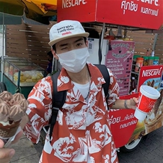 2025夏季宽松垂感短袖衬衫痞帅水墨免烫衬衣潮CC2235P30，男装衬衫，星座1108