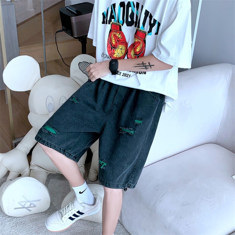 潮流春季牛仔裤男牛仔短裤ND210P38,男装牛仔裤,星座1116-2