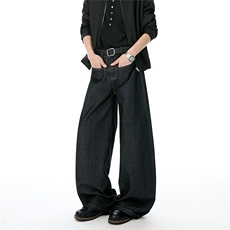 xz905-2-Z083#P65-（控98）老钱风美式丹宁原牛水洗牛仔裤，男装牛仔裤，星座905-2