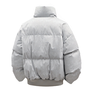 支持二开 冬装加棉加厚立领棉服男女棉衣外套光板面包服 M819-P75图片