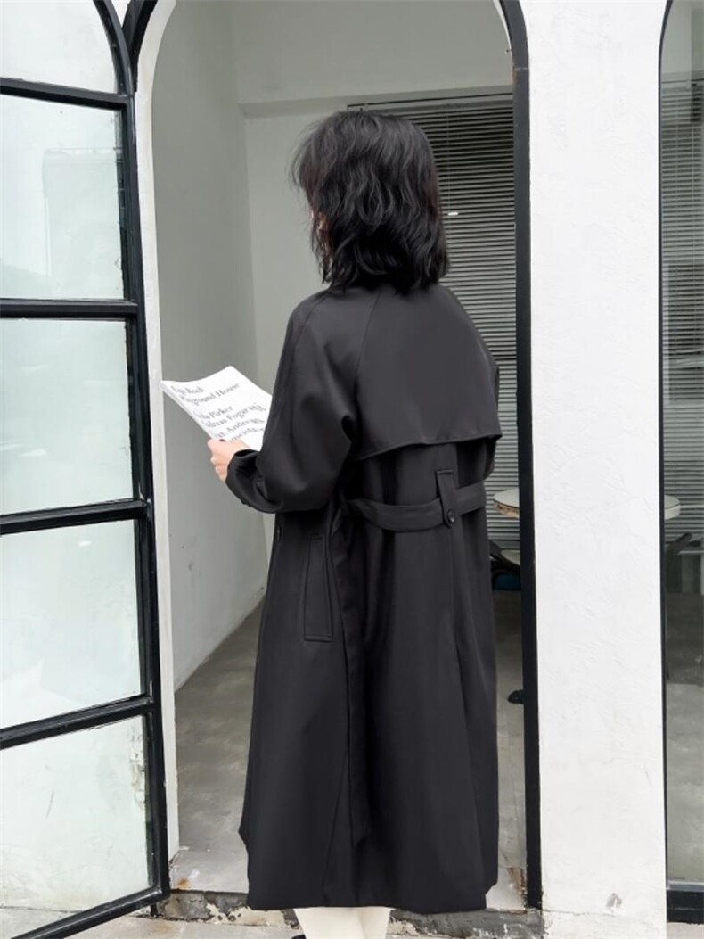 2022#春季风衣系列 货号：6005SML，女装风衣，序儿