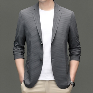 R-XF1011男式春秋新款长袖简约西服休闲商务便服西装单西图片
