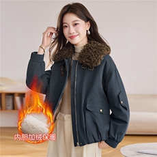 现货！现货！2025冬季女装新款加绒加厚棉衣棉服，女装棉衣/棉服，以桐