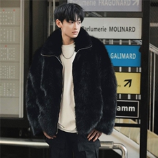 WT144-P120潮牌男装时尚百搭加厚保暖外套韩版仿皮保暖立领大衣，男装棉衣，星座1501-3