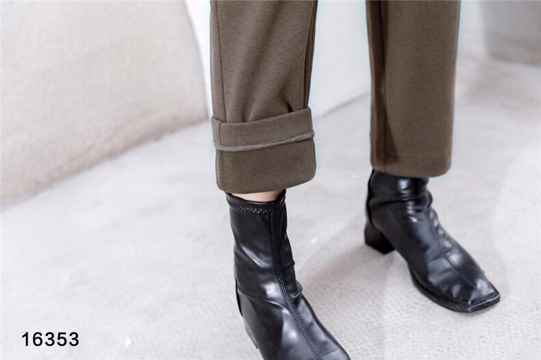 ?#16353 秋冬都要入的烟管裤 咖啡色与经典黑，，其它，都市米兰