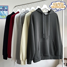 潮流时尚320g重磅宽松华棉卫衣男W412特P31W412J加绒特P35，男装卫衣，电商A001