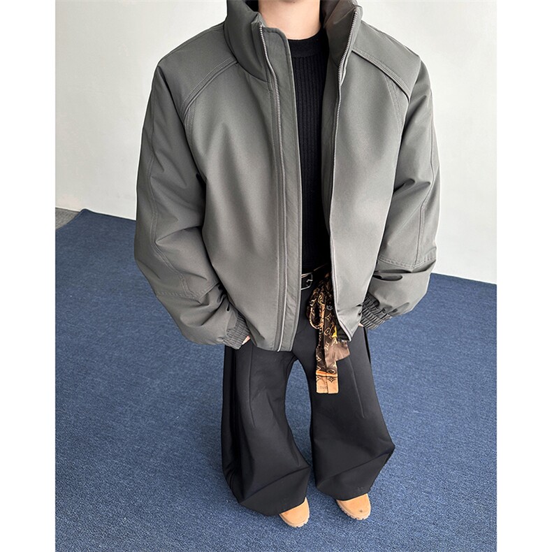 棉衣男宽松面包服防风防水加厚棉袄DSA157B-M8834-特P65图片