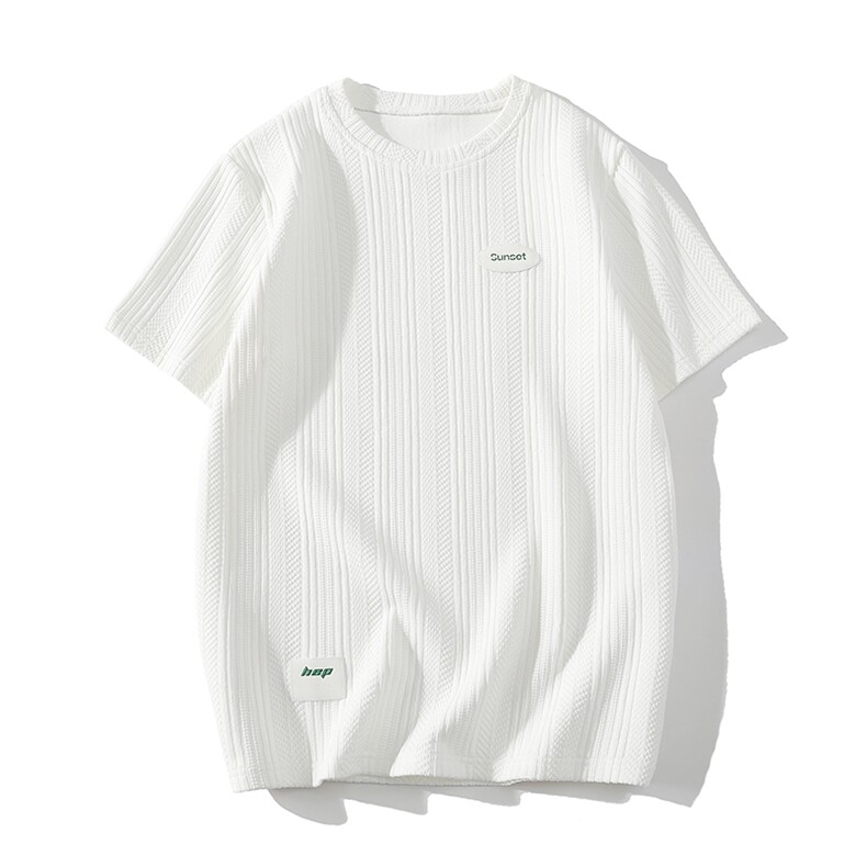 7XL-M平铺垂感短袖T恤男2023夏季新款ins潮胖子宽松体恤加肥加大，男装T恤，钱塘717(原712)