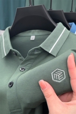 polo卫衣男春秋2023新款长袖翻领爸爸秋装上衣棉质打底衫男士小衫，男装Polo衫，电商B212（原钱塘6029）