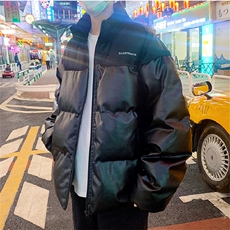 秋冬新款潮牌棉衣ins潮流男立领面包服百搭休闲上衣W2100-P78，男装棉衣，星座512-2