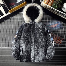 MC49130-P135日系潮衣男大码派克服男工装服外套袄，男装棉衣，电商A040A