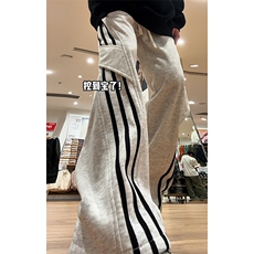 特批P30无差价秋新抖音大码条纹拼接卫裤男时尚潮直筒裤K1990，男装休闲裤，电商A001-1