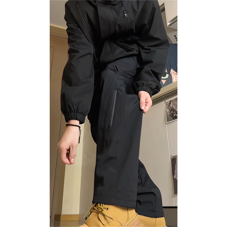 春秋季高个子冲锋裤男户外登山裤子115CM直筒美式188工装KZ019P50,男装工装外套,电商B312