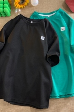 8XL-M重磅！特大码T潮牌上衣男中性华夫格短袖T恤DX304P25控39，男装T恤，电商D206-1