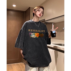 得物直播品质240重磅水洗xz605-dsx155-特批30控49，男装T恤，星座605(原A050)