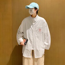 CS15237-P38 长袖衬衫男士大码宽松衬衣男寸衫男寸衣图片