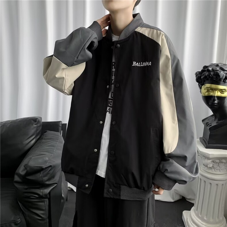 夹克男外套韩版潮流ins潮牌港风痞帅休闲运动百搭上衣3012/P44,男装夹克,星座506