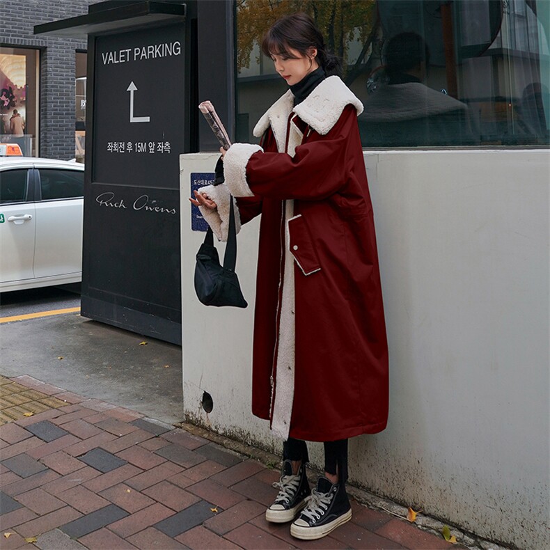 棉衣/棉服时尚潮流舒适长袖2020年冬季中长款优雅,女装棉衣/棉服,艾艾淮淮