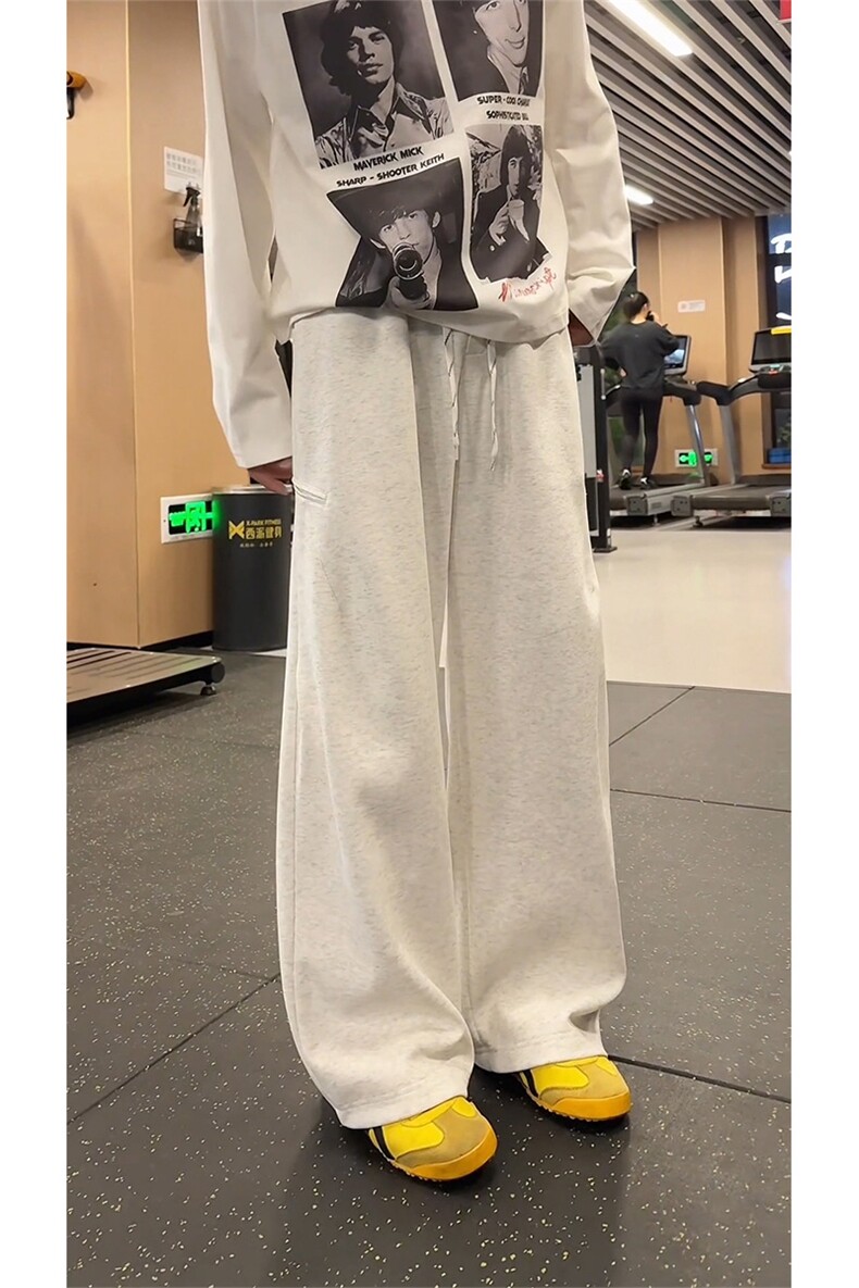 春季2026新款休闲裤美式复古中腰卫裤慵懒男女C62188-TP4588,男装休闲裤,电商A102