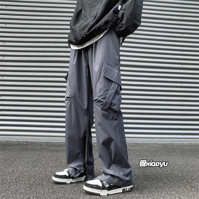 XZ616秋季新款防水冲锋裤拉链装饰百搭休闲裤TY910P55控68,男装休闲裤,星座512A（原616）