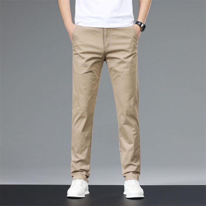 四季款纯棉休闲裤直筒时尚男装长裤棉裤男装休闲裤K138，男装棉裤，星座205-2