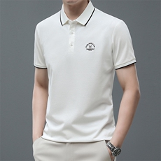 F86107男士2023年夏季新款百搭T恤男短袖商务休闲体恤男P50，男装T恤，电商B360