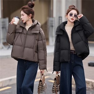 连帽加厚90白鸭绒羽绒服图片