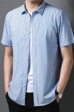 F-PD2211男式2023年夏季新款衬衫男短袖休闲衬衣P66，男装衬衫，电商B360