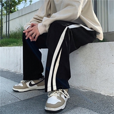 灯芯绒休闲裤男宽松休闲裤束脚裤子百搭ins港风潮男裤K0831-P35，男装休闲裤，星座308B-1