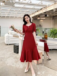 夏季新款，气质连衣裙,女装连衣裙,春依恋