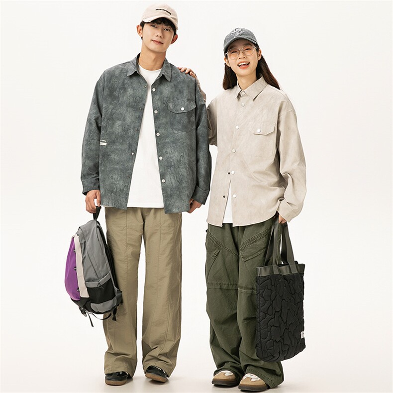 2025秋季新款男日系潮牌长袖衬衫宽松外套衬衣CS288-F79,男装衬衫,电商A101（原外27）