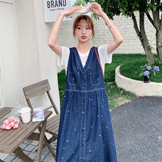 【现货】2025夏季新款牛仔连衣裙2C037281P125K178，女装连衣裙，2C037