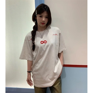 万针全刺绣解构设计260克重磅双纱纯棉高品质美式高街短袖T恤特35图片