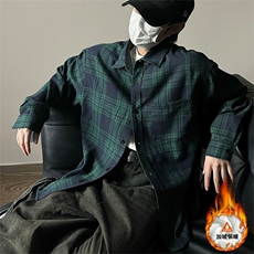 秋季新款格子衬衣男女宽松休闲百搭上衣C2167-特P32/CJ9735-特P40，男装衬衫，电商A007