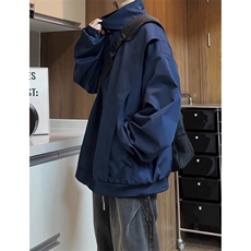 网图（现货）春季三防立领纯色外套飞行夹克DY2485-P70，男装夹克，星座1213