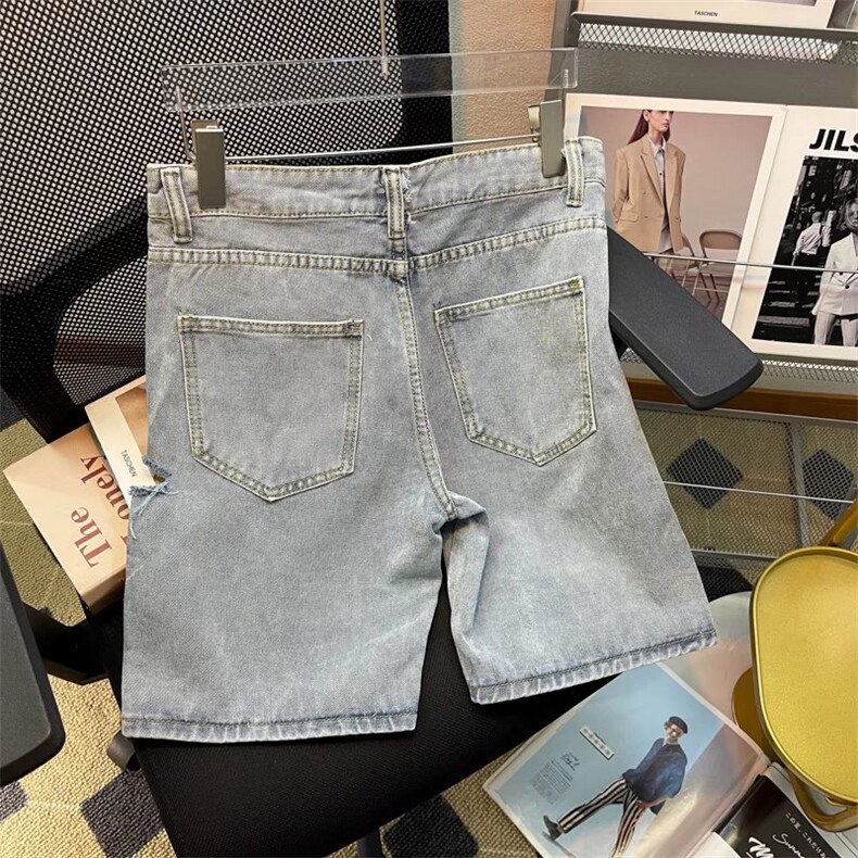 潮流春季牛仔裤男牛仔短裤D3003P33,男装牛仔裤,星座1116-2