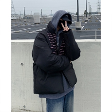 冬季棉服棉衣男生加厚保暖面包服运动休闲潮牌帅气外套M0996-P95，男装棉衣，星座308B-2