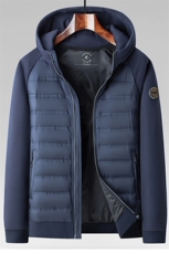 羽绒服男士连帽2024冬季新款宽松纯色加厚保暖棉衣服休闲面包服男，男装棉衣，电商B212（原钱塘6029）