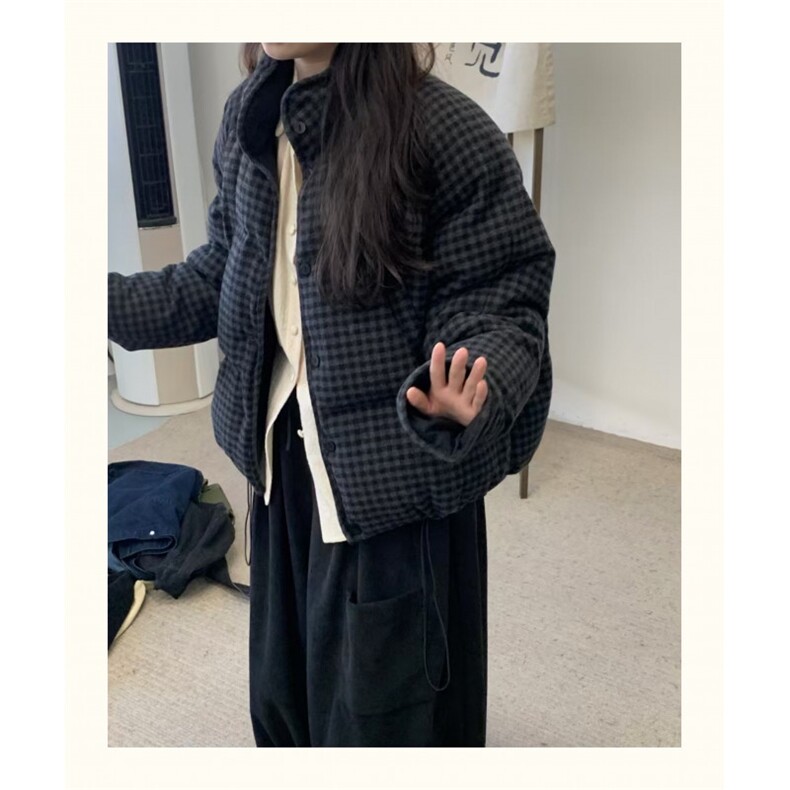 S808-P89韩版新款复古格纹羽绒棉服棉衣外套,男装棉衣,星座617A-2