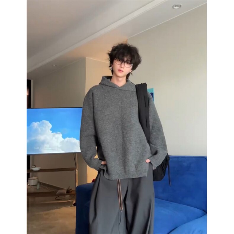 现货连帽宽松男女同款毛衣M5306-p65,男装针织衫/毛衣,星座1212