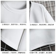 TK28099-P25春夏季七分袖t恤男大码五分袖男短袖中袖网格挂拍，男装T恤，电商A040A