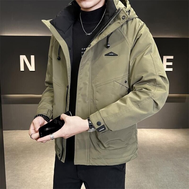 2024羽绒服男冬季外套新款韩版潮短款冬装保暖羽绒,男装羽绒服,星座1409