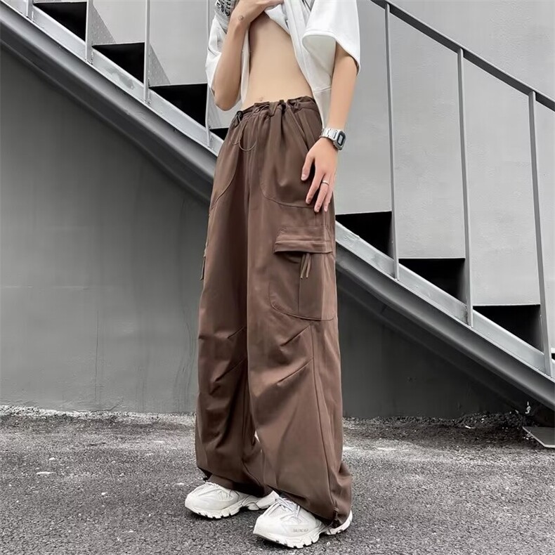 设计感春夏男女工装休闲裤潮牌宽松裤子,男装休闲裤,星座1013