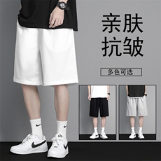 华棉短裤男夏季中裤潮牌休闲裤子男士运动五分裤WK50-特批20，男装休闲裤，星座718-1