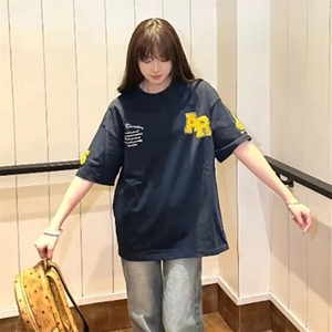 万针全刺绣工艺抖音得物高品质260克重磅纯棉双纱美式高街短袖T恤图片