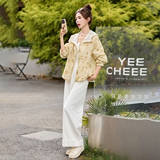 现货2025夏装新款新中式印花防晒衣外套，女装防晒衣，依万里